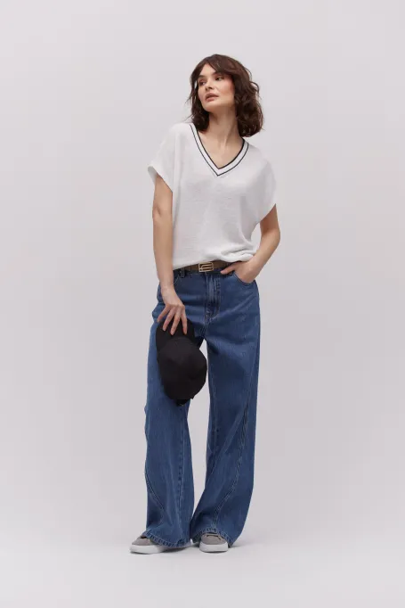 Bluza albă de in Bluza albă de in