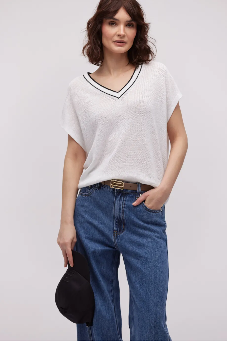 Bluza albă de in Bluza albă de in