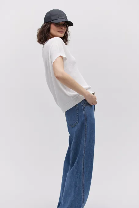 Bluza albă de in Bluza albă de in