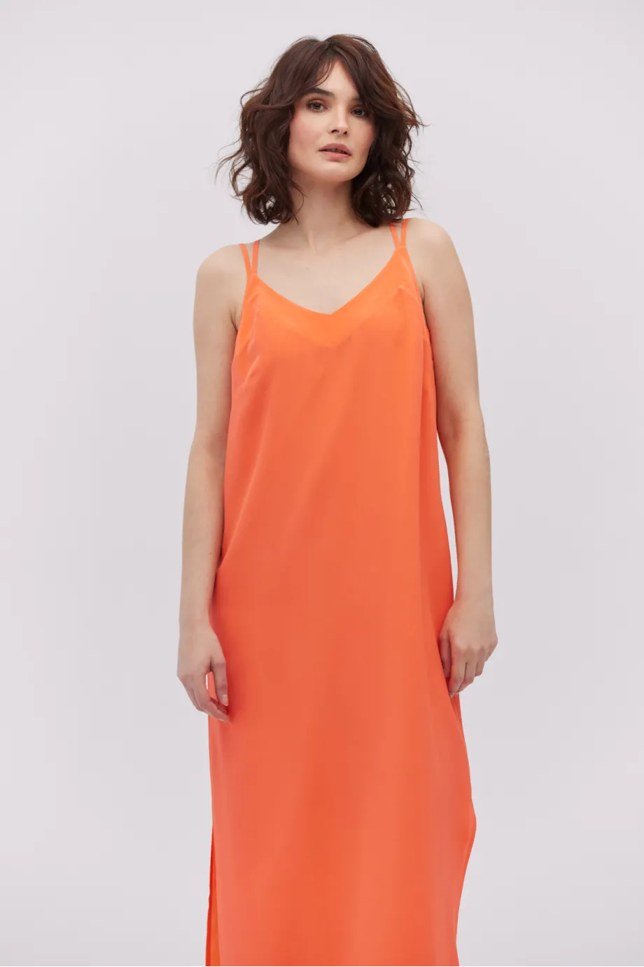 Rochie midi din mătase Rochie midi din mătase