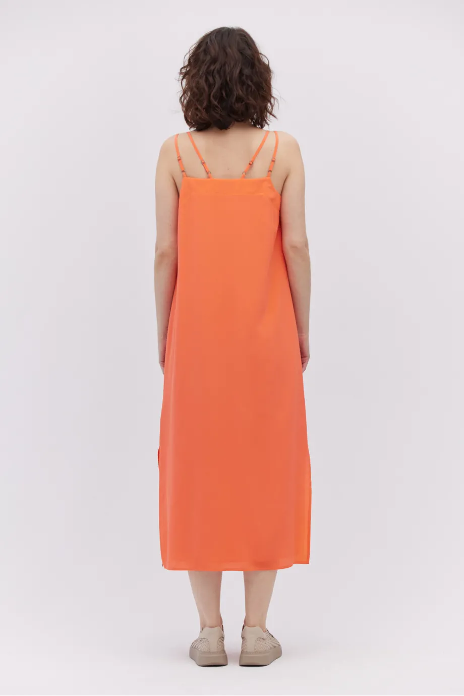 Rochie midi din mătase Rochie midi din mătase