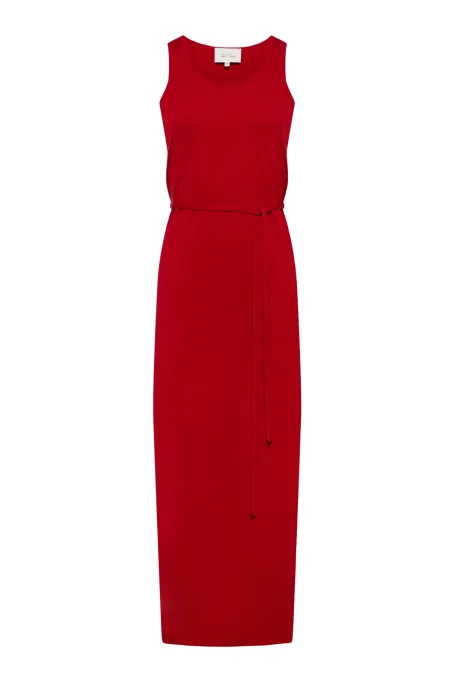 Rochie de mătase roșie