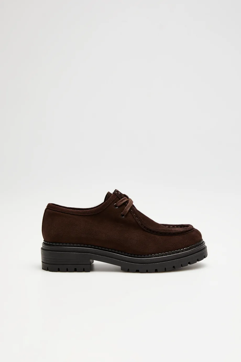Pantofi oxford din piele întoarsă Pantofi oxford din piele întoarsă