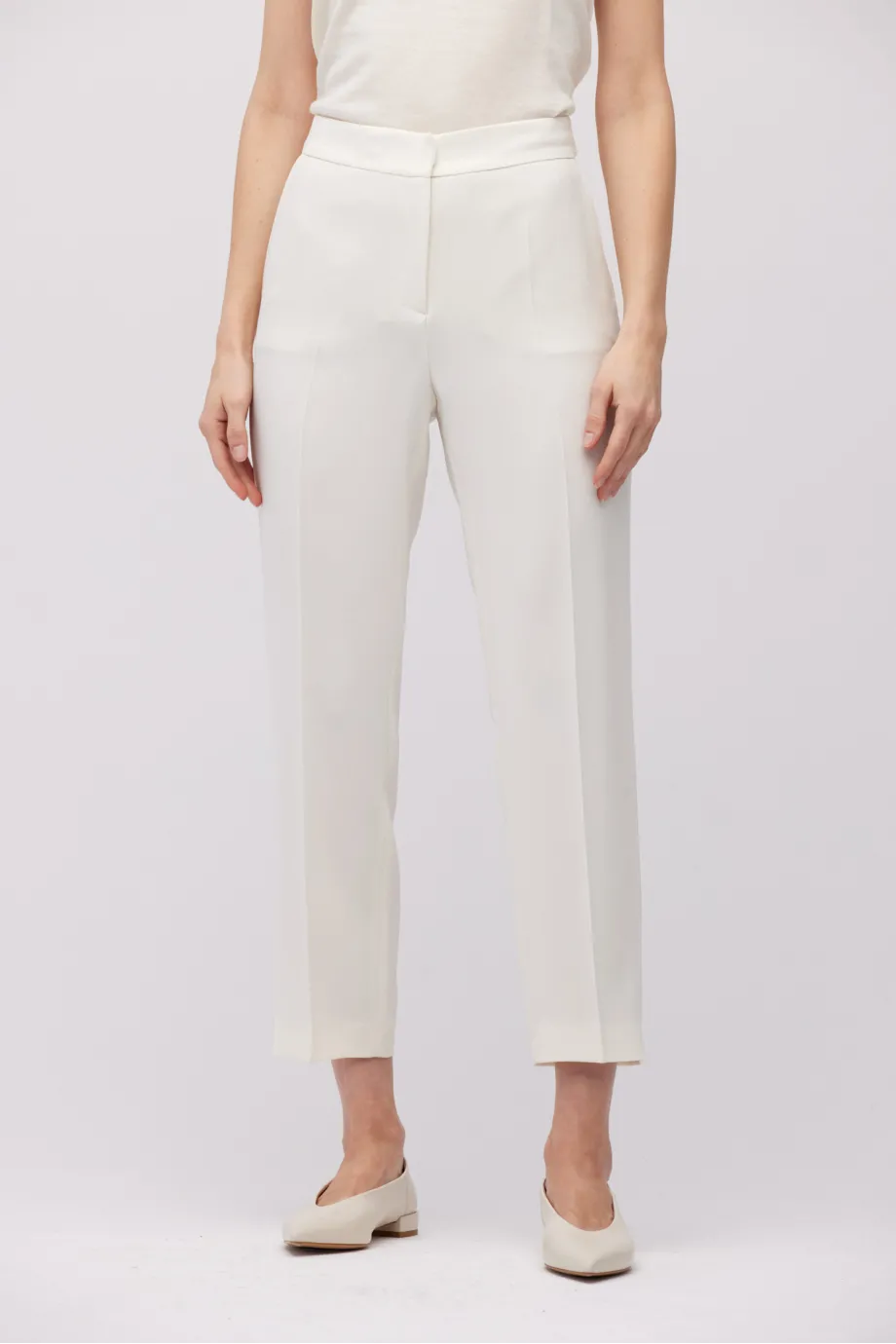 Pantaloni albi de costum Lotto Pantaloni albi de costum Lotto