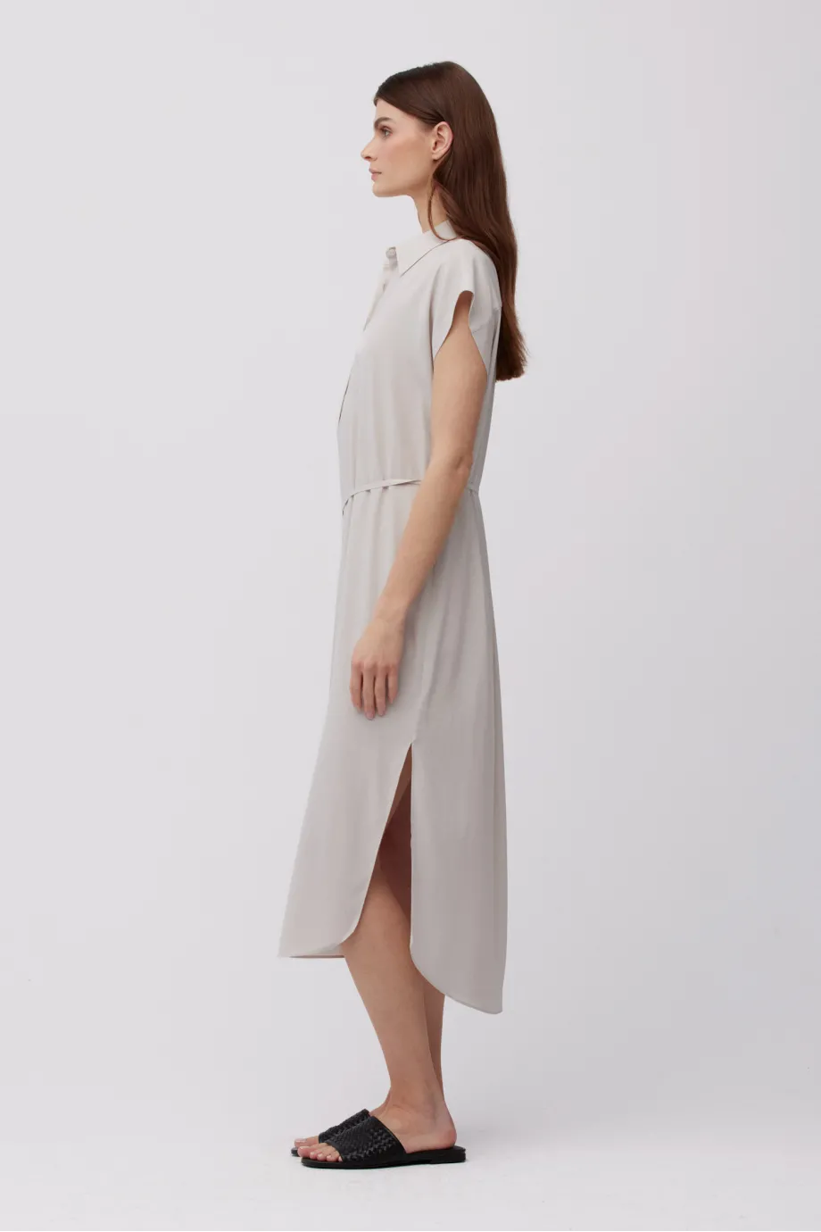 Rochie de mătase bej Rochie de mătase bej