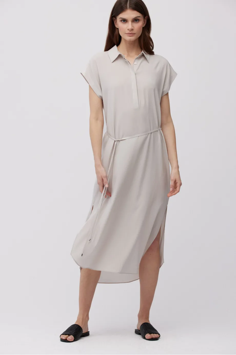 Rochie de mătase bej Rochie de mătase bej