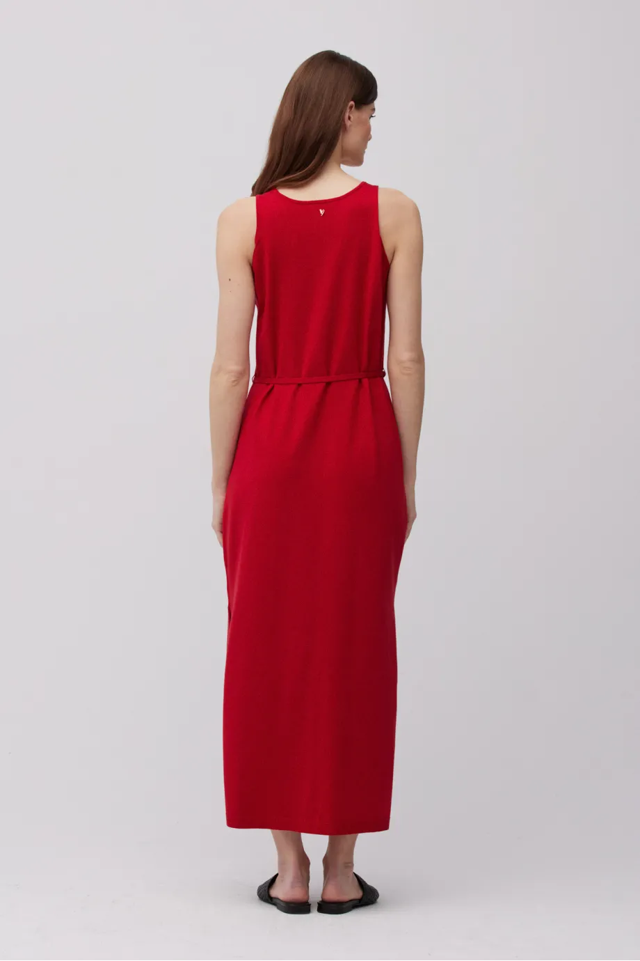 Rochie de mătase roșie Rochie de mătase roșie