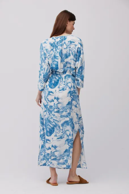 Rochie florală din mătase Rochie florală din mătase