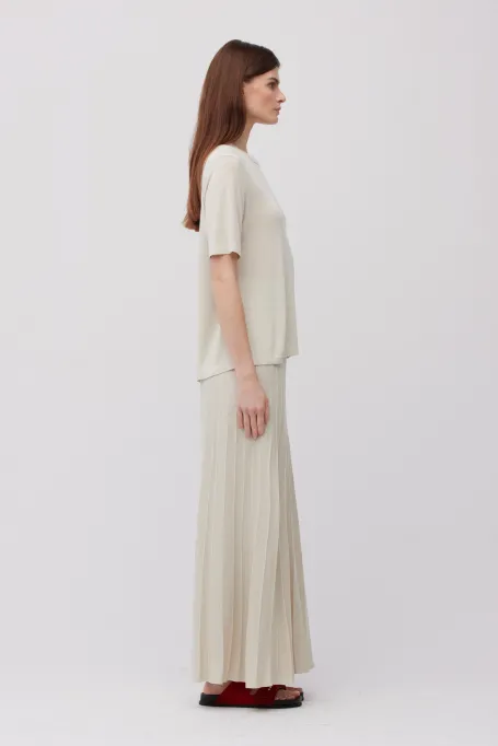 Bluza cu fir argintiu