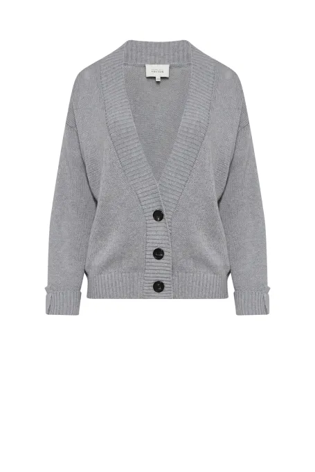 Cardigan gri din in Cardigan gri din in
