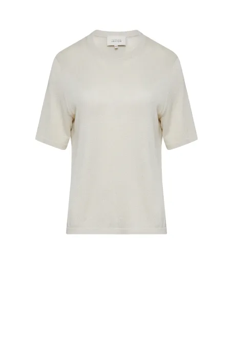 Bluza cu fir argintiu