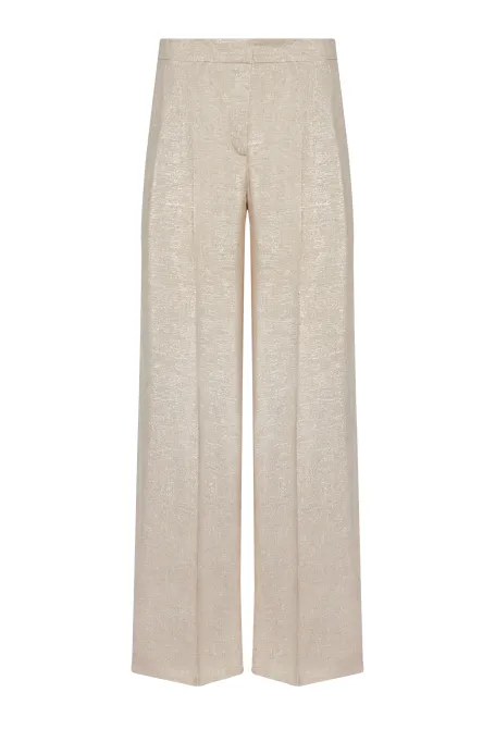 Pantaloni bej din in Pantaloni bej din in