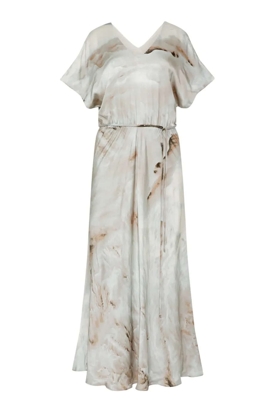 Rochie midi lejeră cu model Rochie midi lejeră cu model