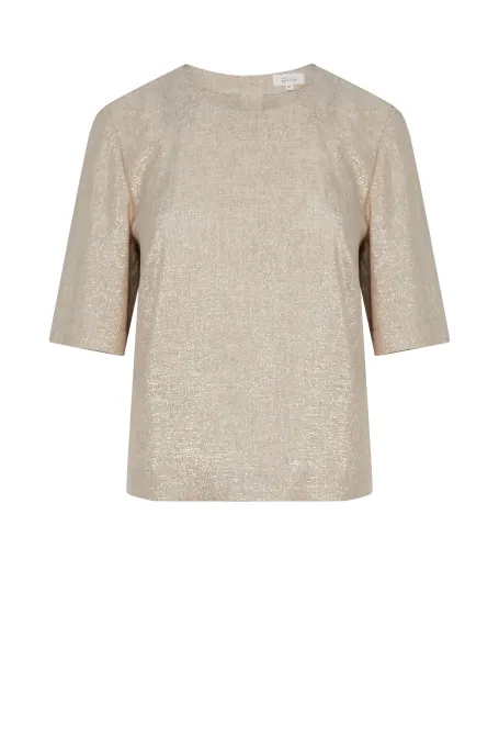 Bluză de in bej