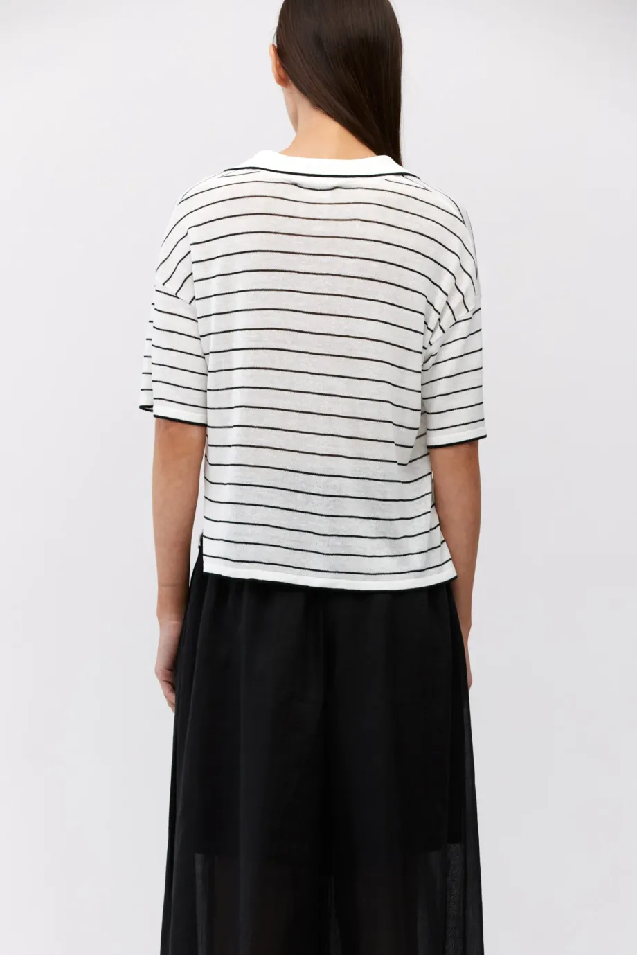 Tricou polo cu dungi Tricou polo cu dungi