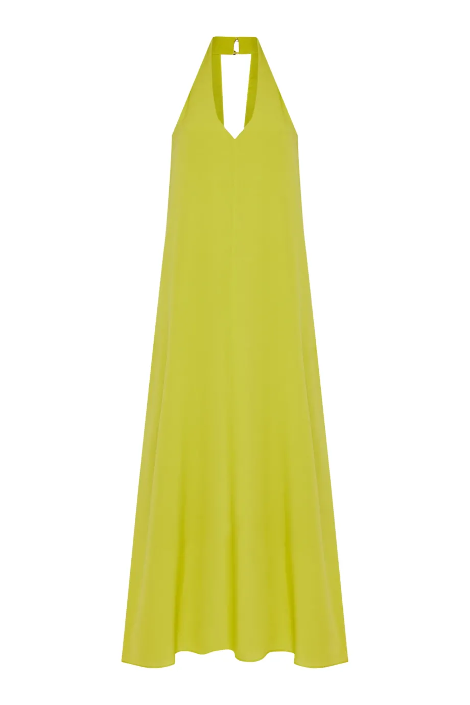 Rochie de mătase verde lime Rochie de mătase verde lime