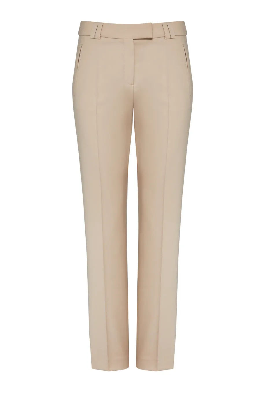 Pantaloni bej cu lana virgina Pantaloni bej cu lana virgina