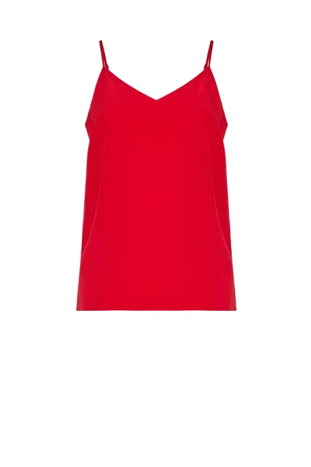 Maieu roșu din mătase