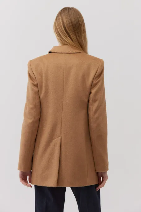 Geaca din lana camel