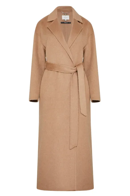 Palton din lână camel dublă Palton din lână camel dublă