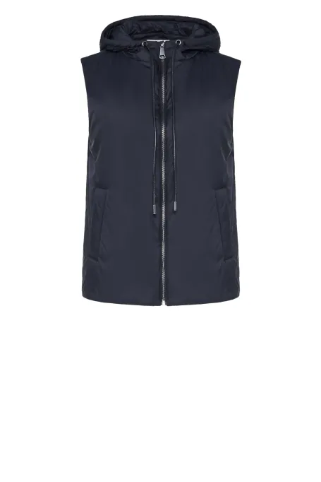 Vesta neagra cu gluga