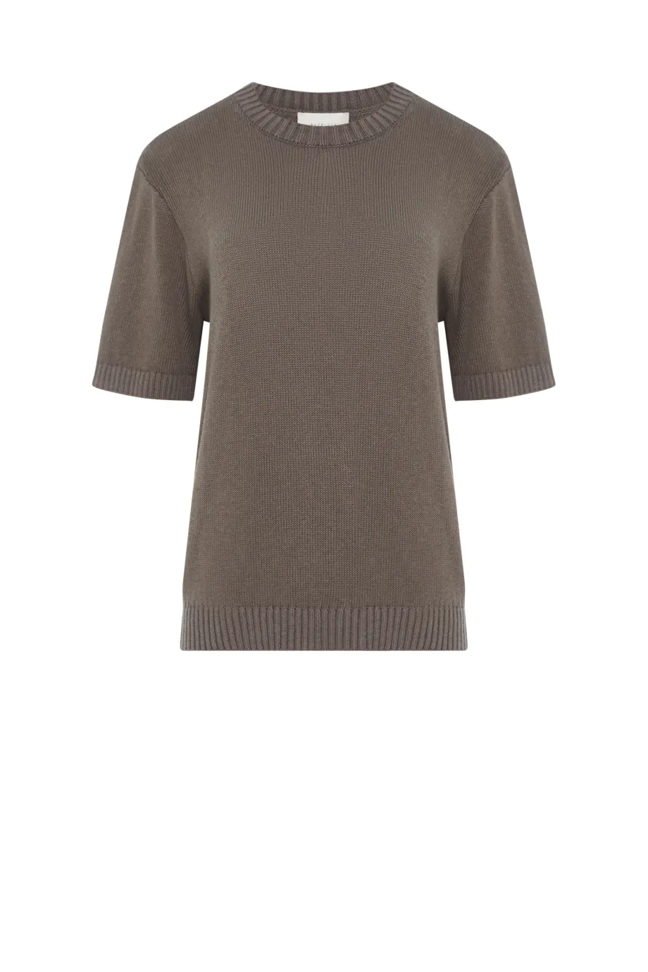 Tricou maro din in si bumbac Tricou maro din in si bumbac