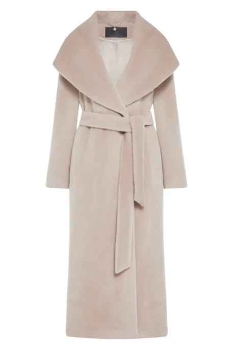 Palton Maxi Baby Suri Alpaca cu glugă