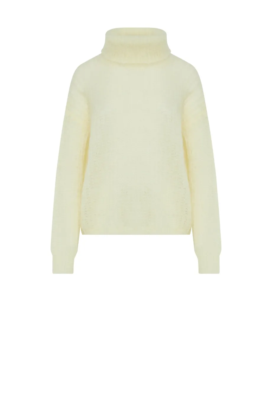 Turtleneck mohair galben pastel Turtleneck mohair galben pastel