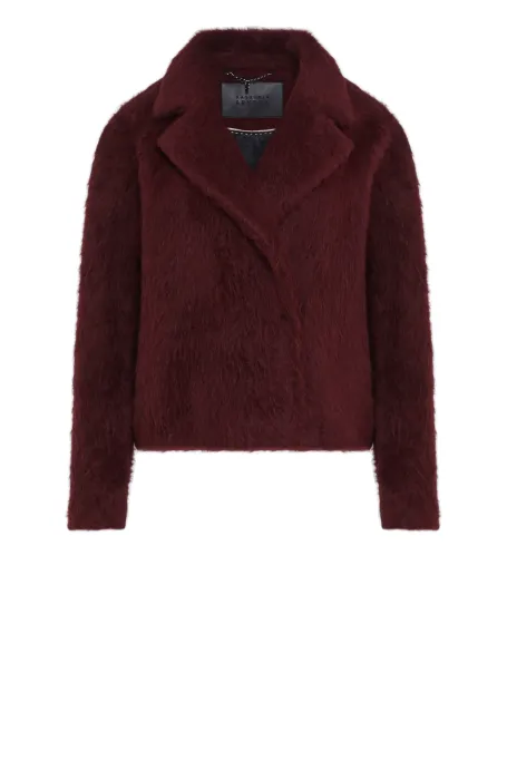 Jachetă din alpaca și lână de miel Cherry