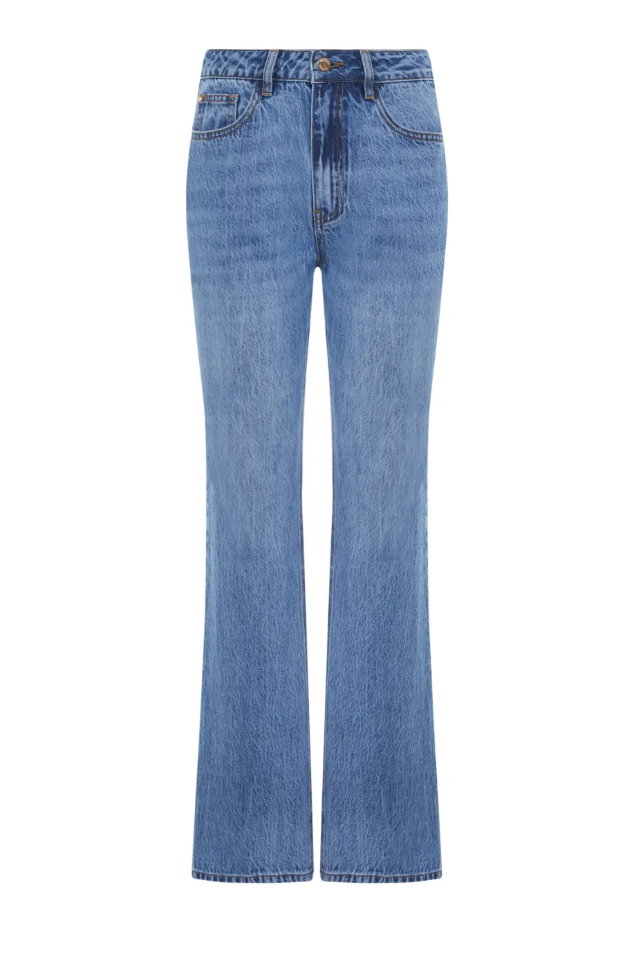 Blugi bootcut cu talie înaltă Blugi bootcut cu talie înaltă