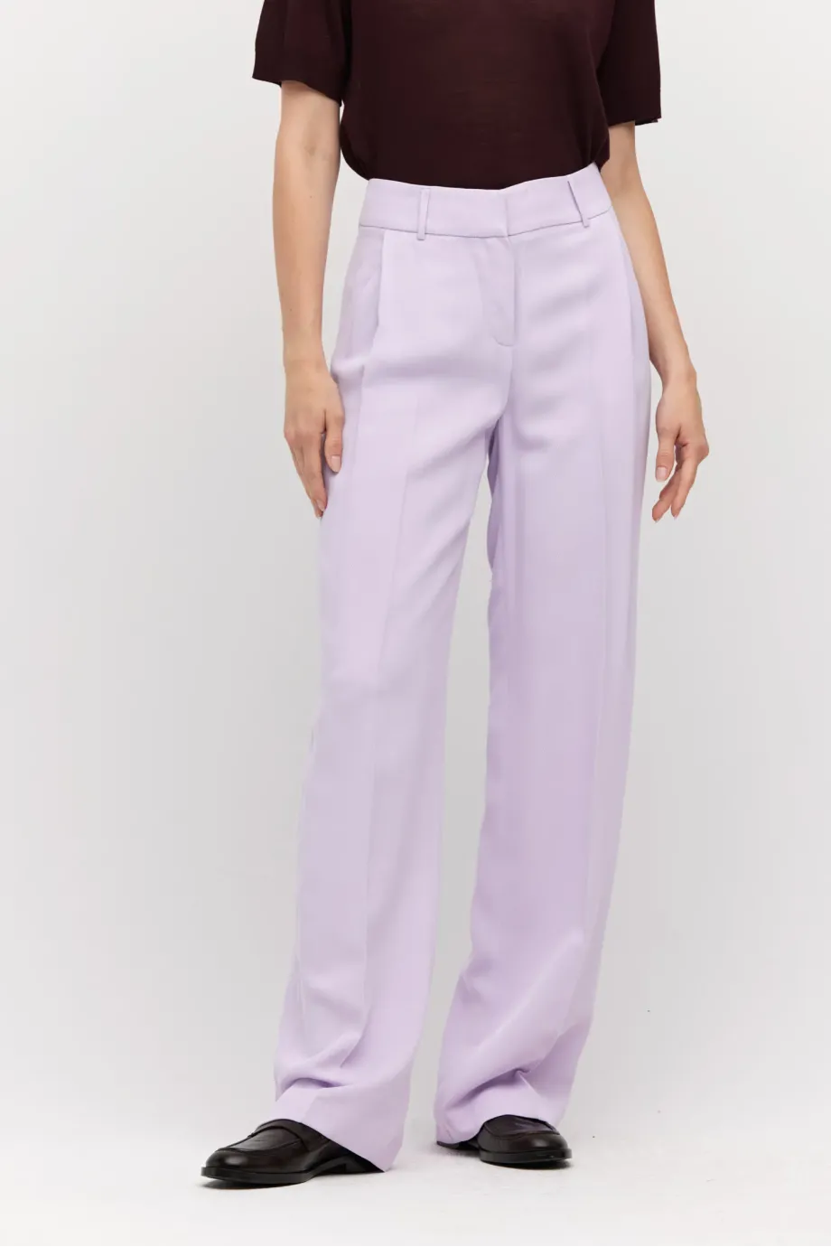 Pantaloni largi de costum Pantaloni largi de costum