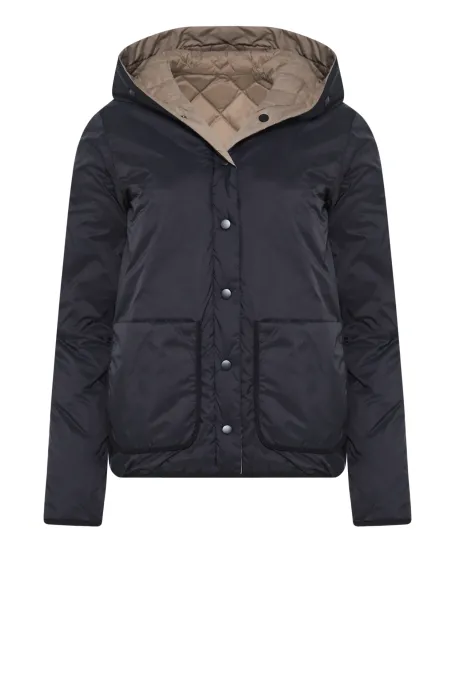 Jachetă reversibilă din puf cu glugă