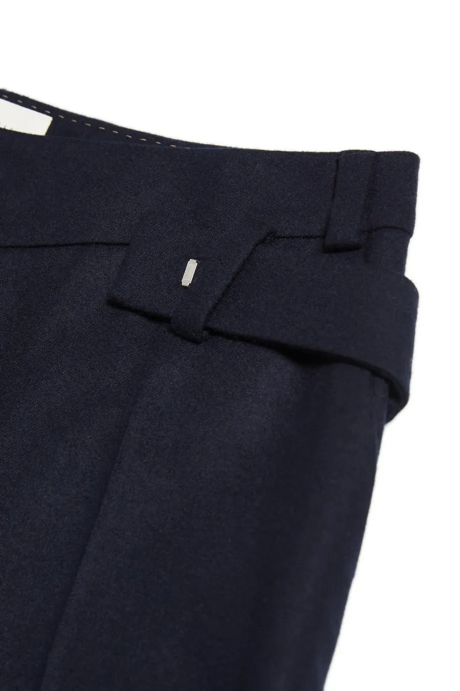 Pantaloni de costum bleumarin cu cașmir Pantaloni de costum bleumarin cu cașmir