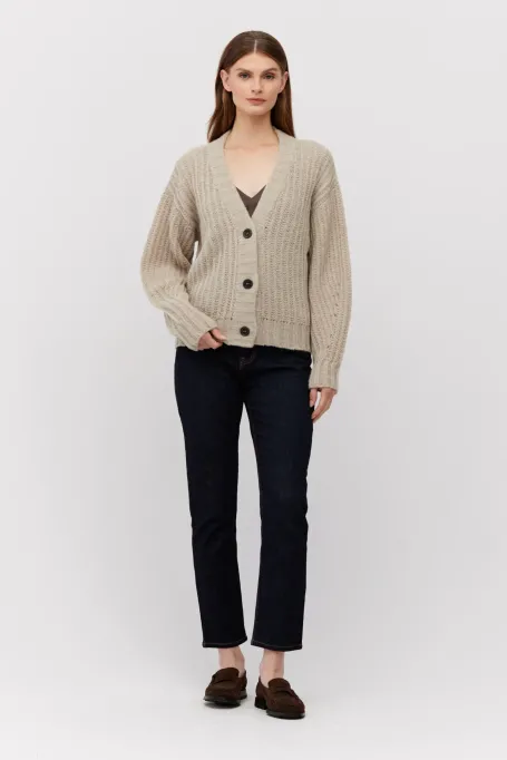 Cardigan din alpaca pentru bebeluși Cardigan din alpaca pentru bebeluși
