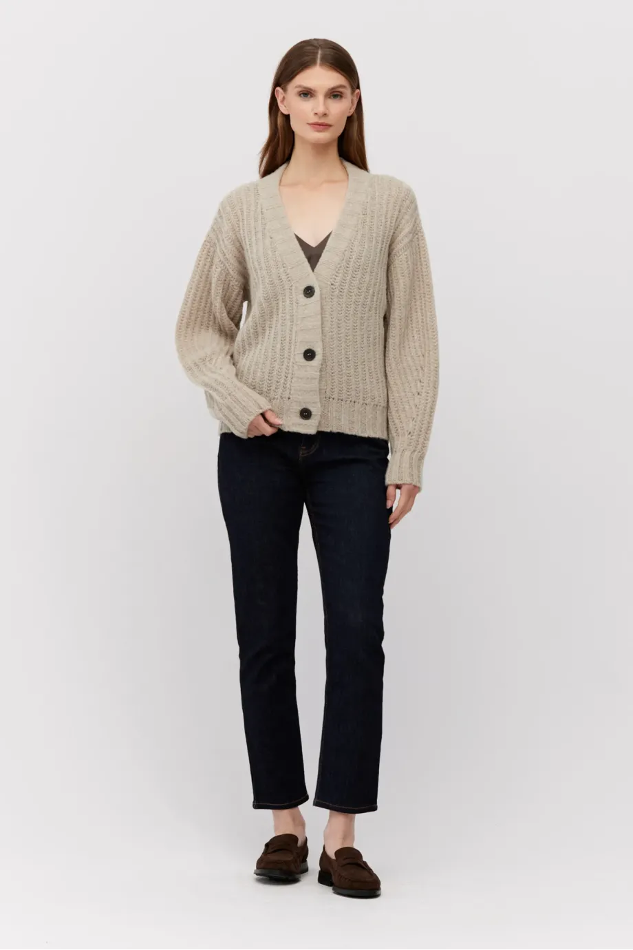 Cardigan din alpaca pentru bebeluși Cardigan din alpaca pentru bebeluși