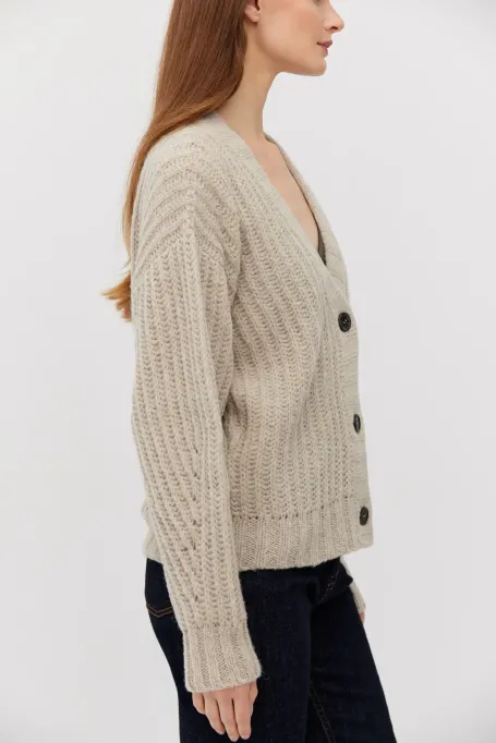 Cardigan din alpaca pentru bebeluși Cardigan din alpaca pentru bebeluși