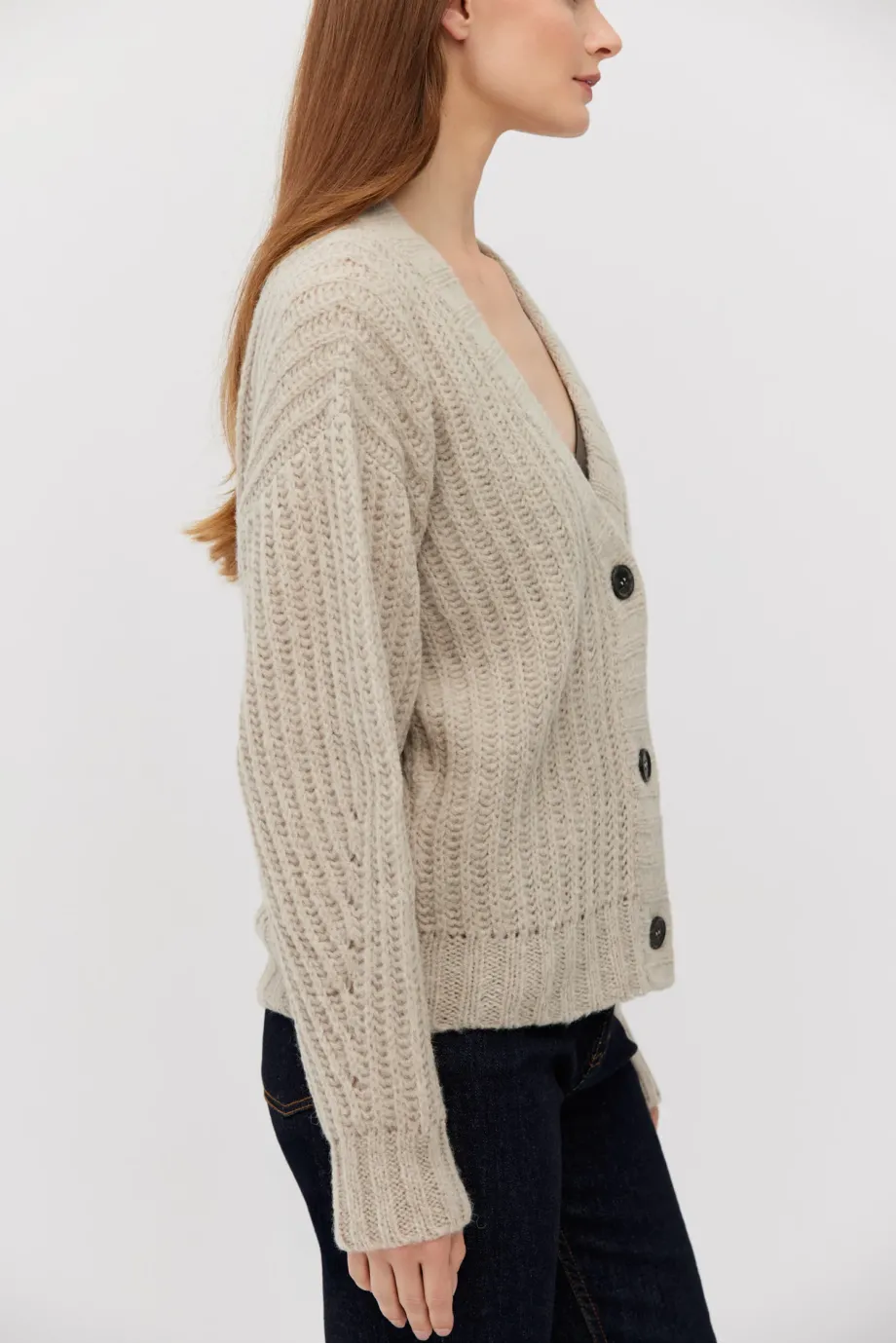 Cardigan din alpaca pentru bebeluși Cardigan din alpaca pentru bebeluși