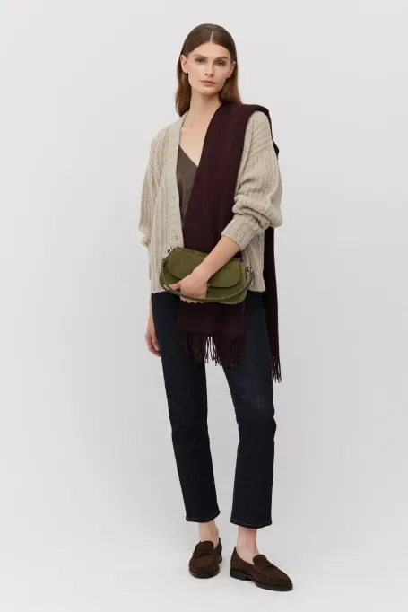 Cardigan din alpaca pentru bebeluși