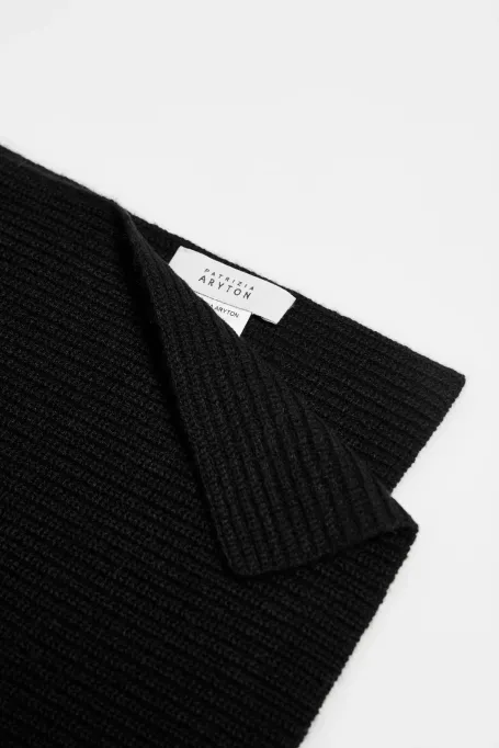 Pulover cu guler înalt din amestec de cașmir