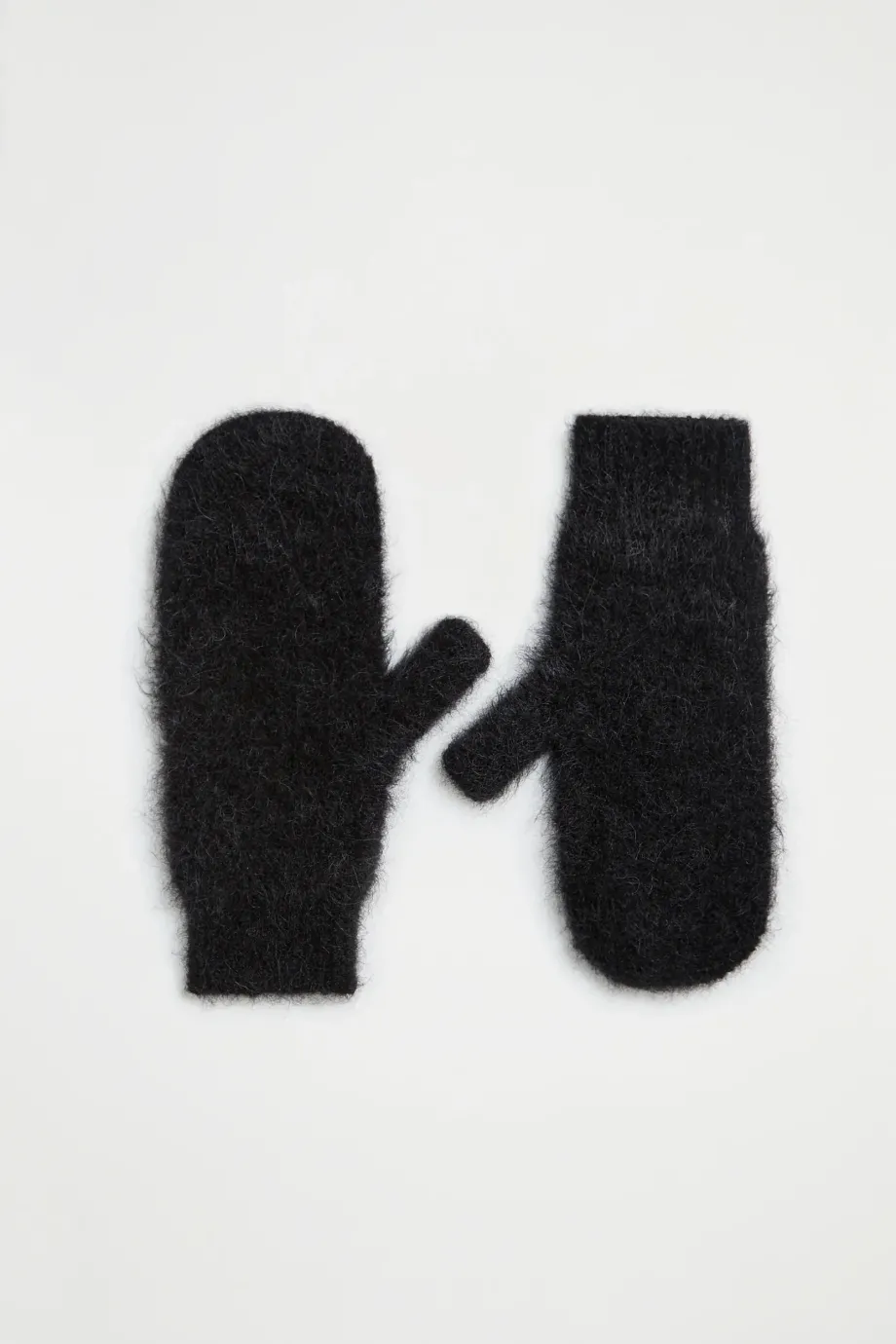 Mănuși negre Suri din lână de alpaca Mănuși negre Suri din lână de alpaca