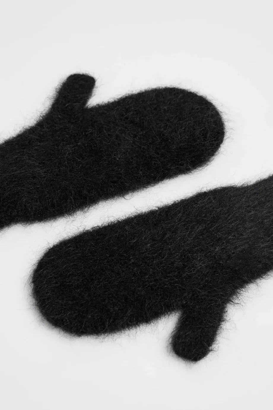 Mănuși negre Suri din lână de alpaca Mănuși negre Suri din lână de alpaca