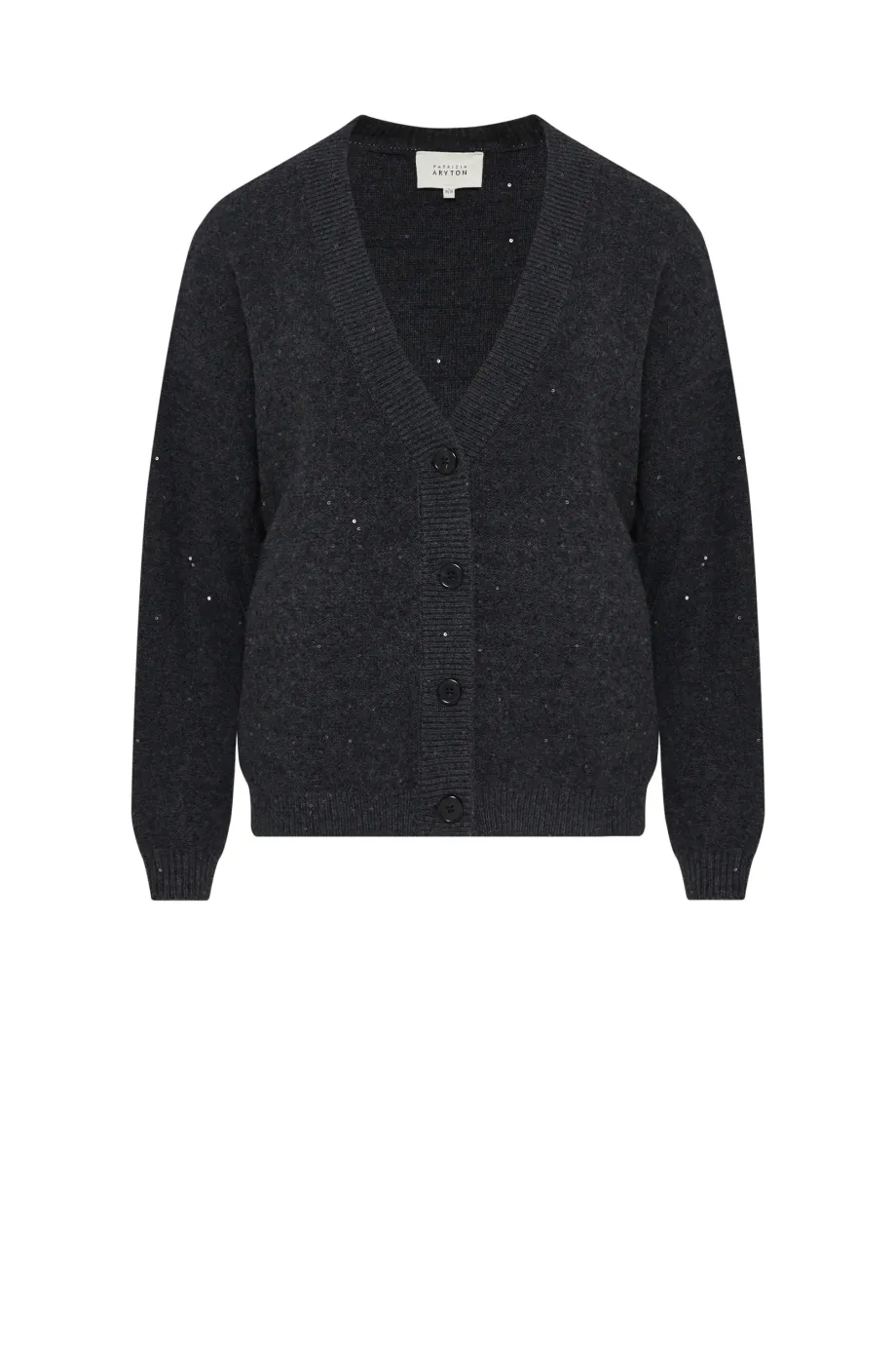 Cardigan tricotat gri cu lână Cardigan tricotat gri cu lână