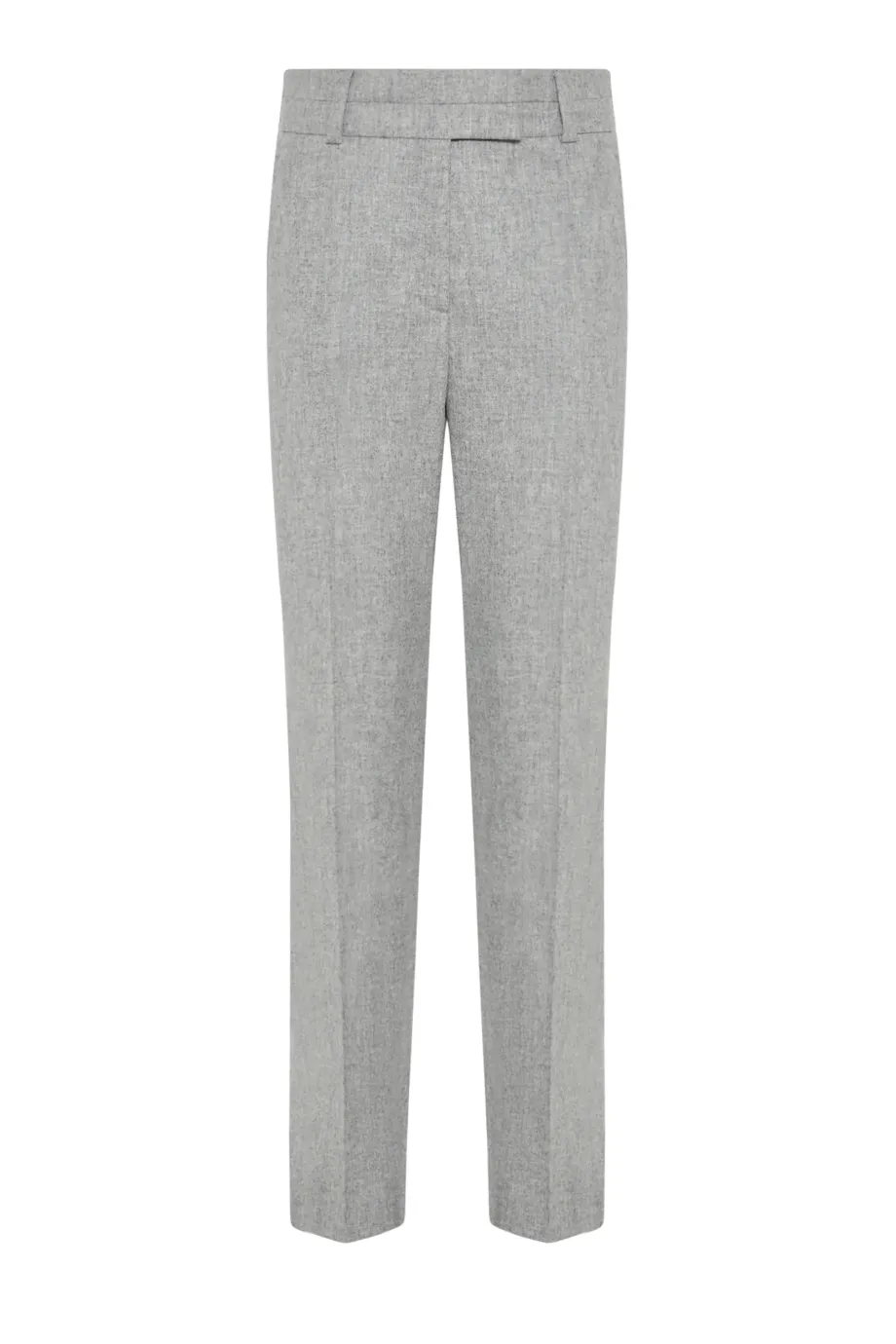 Pantaloni gri de costum cu cașmir Pantaloni gri de costum cu cașmir