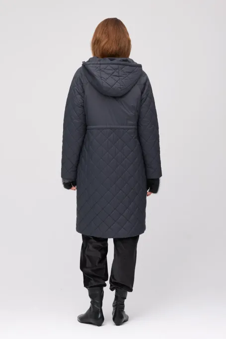 Jachetă gri din lână de cămilă