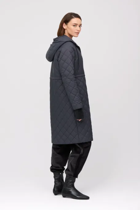 Jachetă gri din lână de cămilă