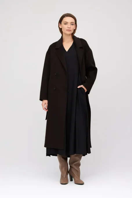 Rochie midi de mătase neagră Rochie midi de mătase neagră