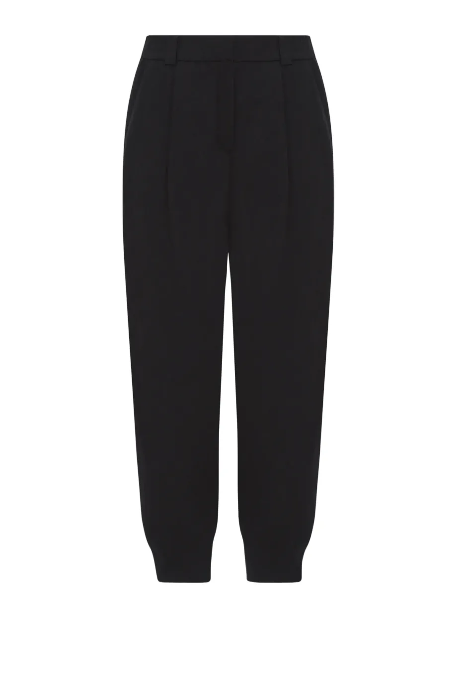 Pantaloni negri din lână și in Pantaloni negri din lână și in