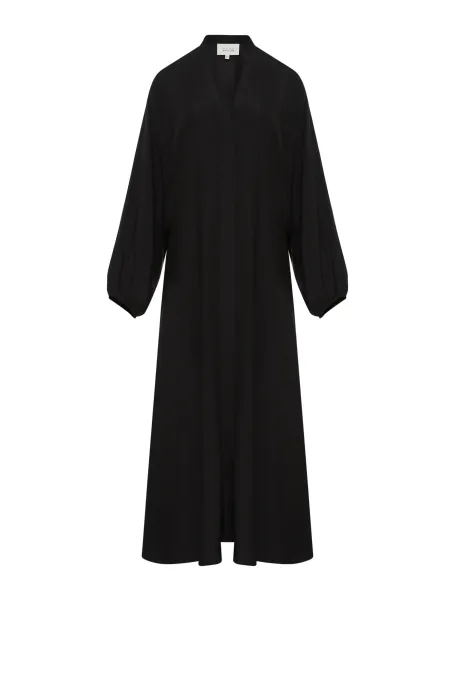 Rochie neagră din mătase