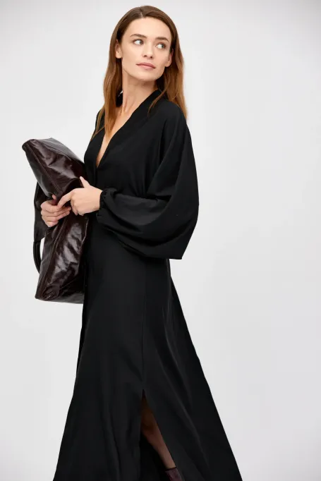 Rochie neagră din mătase - Patrizia Aryton