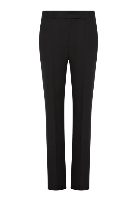 Pantaloni negri din lână pentru costum